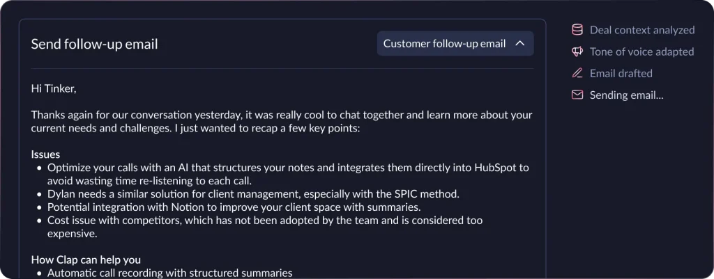 AI-Generated Follow-Up Emails
