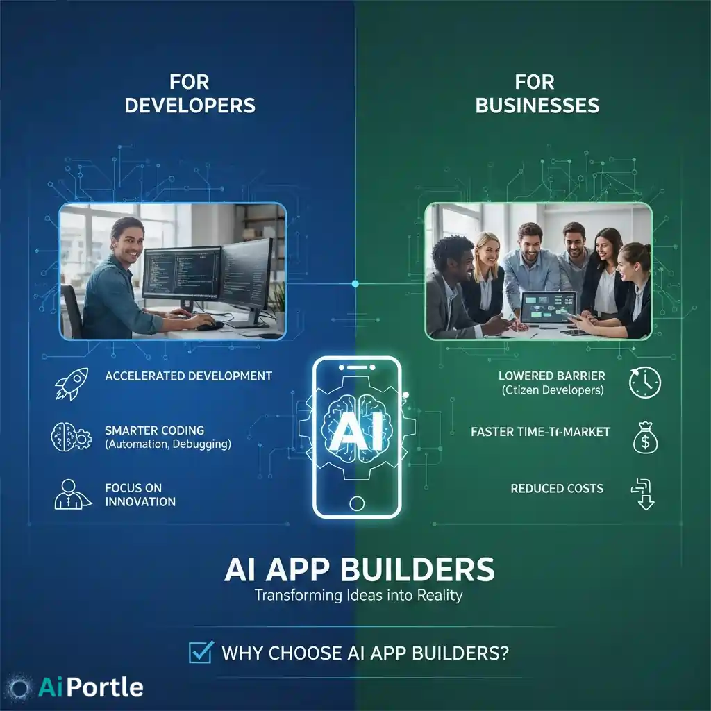AI app builders benefits for developers and businesses